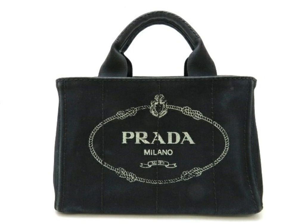 Prada Canapa handbag canvas black